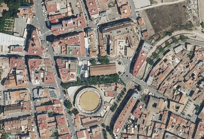 Vista aérea Centro Comercial El Prado, Ondara