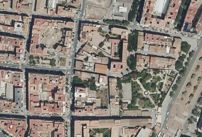 Vista aérea Mercado de San Pedro Nolasco, Valencia