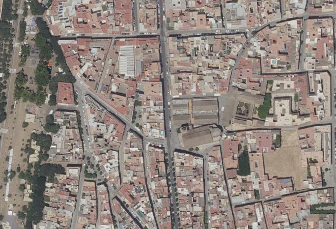 Vista aérea Mercado El Jueves, Sevilla