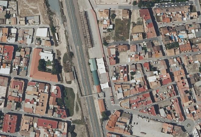 Vista aérea Mercado Semanal de Alguazas, Alguazas