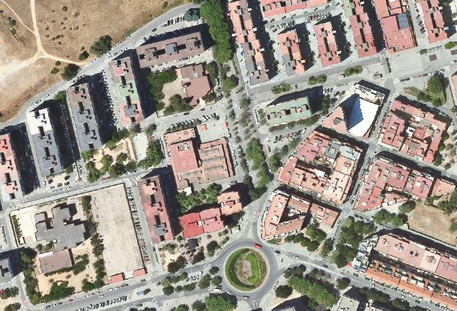 Vista aérea Mercat Ciutat Cooperativa, Sant Boi de Llobregat