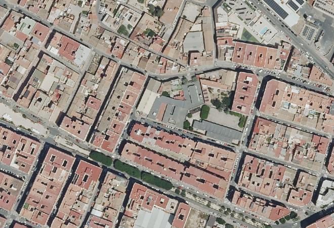 Vista aérea Mercat de Mislata, Mislata
